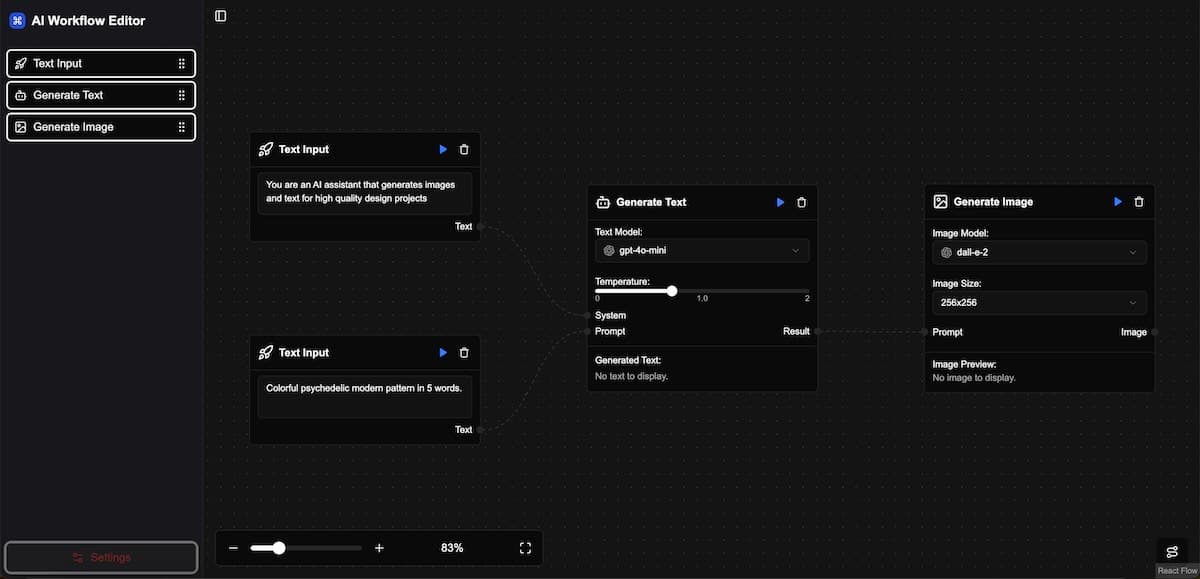 AI Workflow Template screenshot