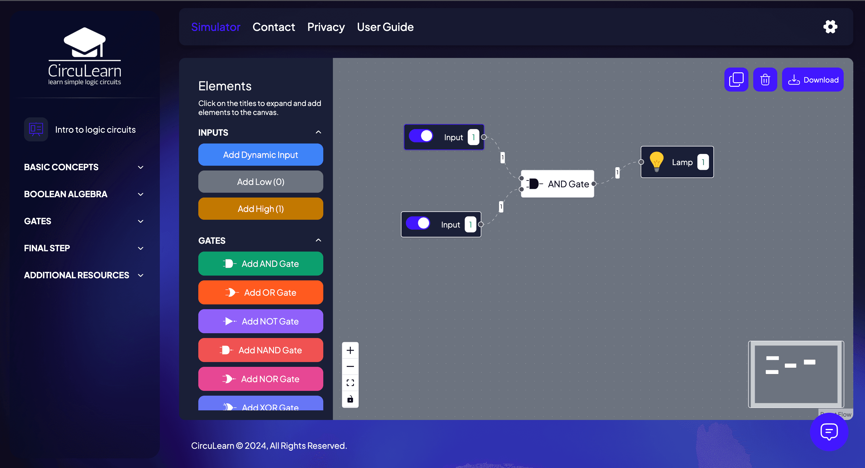 CircuLearn screenshot